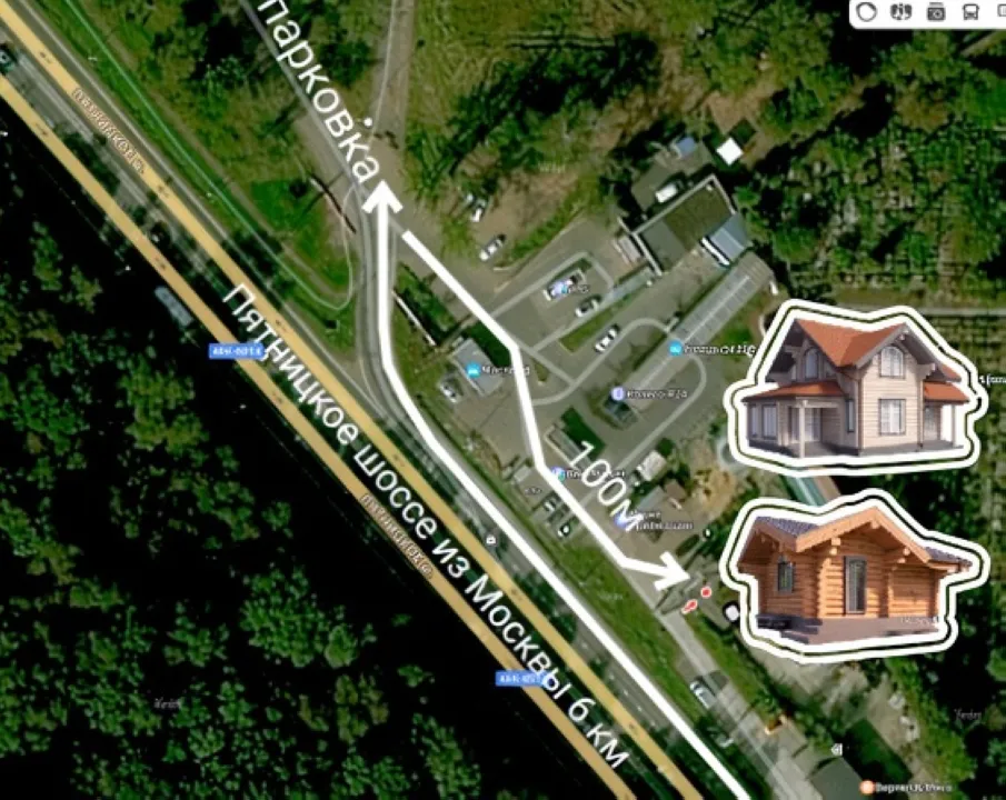 Схема проезда 2026 в офис 100срубов Схема проезда 2026 в офис 100срубов