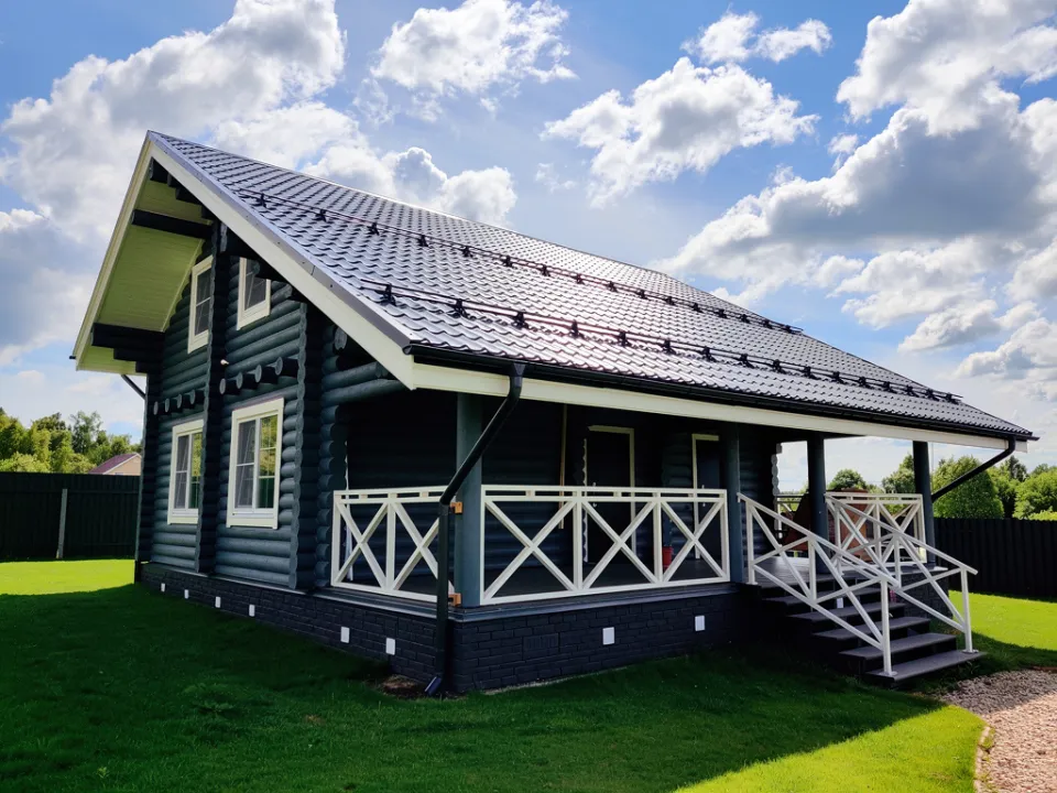 Образец сруба в комплектации под ключ: