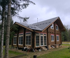 Бани с мансардным этажом, строительство под ключ и под усадку