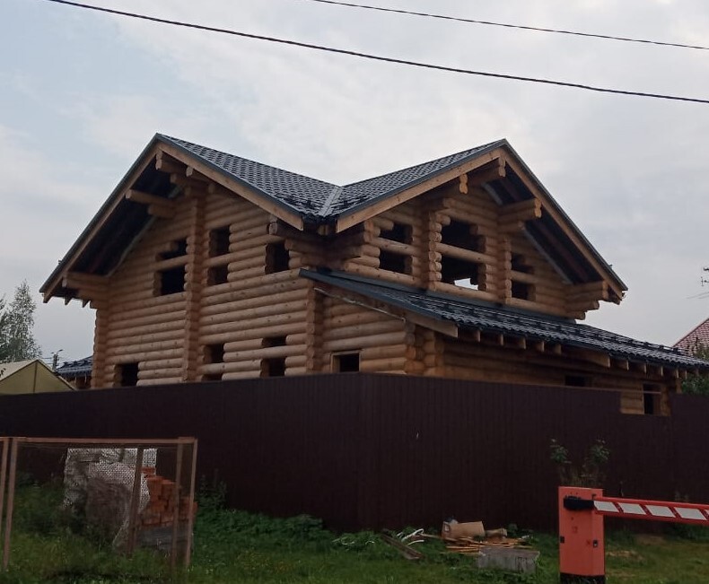 Строительство сруба 9 х 12 по проекту 1090 декабрь 2020 Строительство сруба 9 х 12 по проекту 1090 декабрь 2020