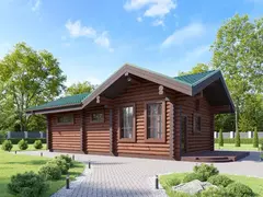 Одноэтажный гараж-дом