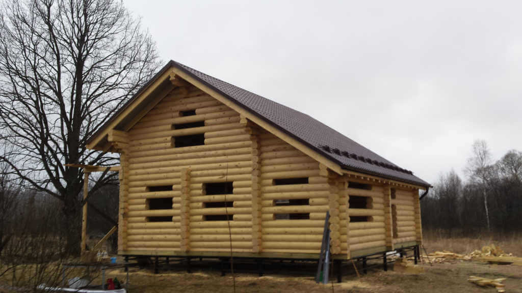 Фото сборки проекта Строительство: Дом 9 х 9