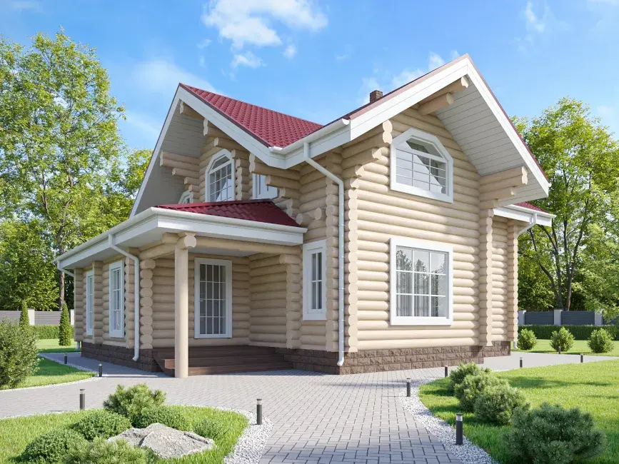 148м&sup2; Дома 10 х 12 все перегородки из бревна&nbsp;1596&nbsp;
