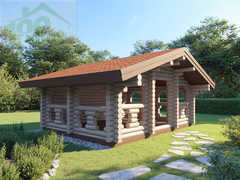 Одноэтажные беседки 4,5х6