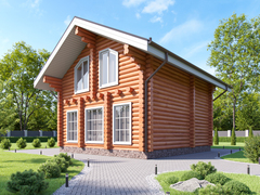 Баня-дом, 3 комнаты на мансарде