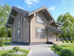 Срубы-дома с тремя спальнями