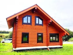 Срубы-дома с мансардой из бревна