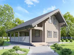 Дома-срубы 9 х 8