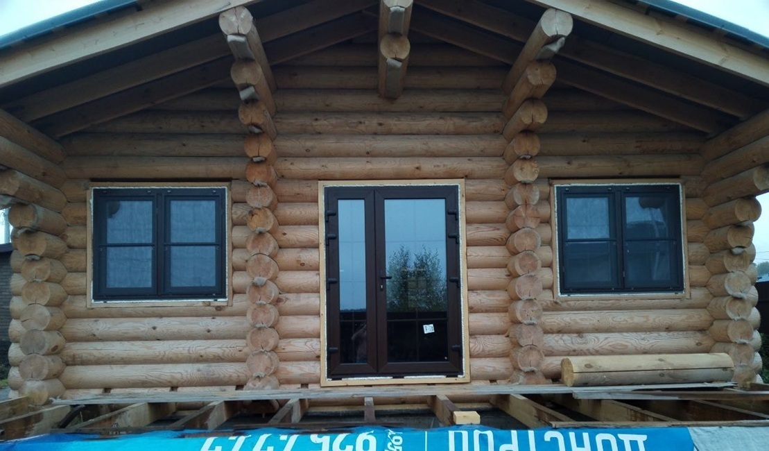 Строительство сруба из бревна 280мм в сентябре 2025 #1487 Строительство сруба из бревна 280мм в сентябре 2025 #1487