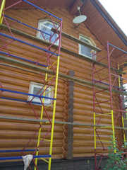 Отделка герметиком швов домов с утеплением | Покраска