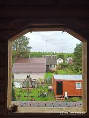 Окосячка проемов деревянного дома, обсада окон сруба