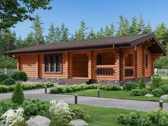 Загородные дома в стиле шале с террасой