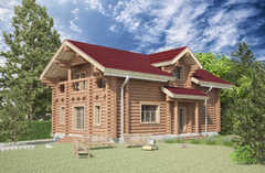 Дома из оцилиндрованного бревна срубов