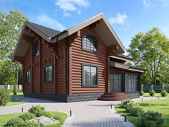 Из бревна домов проекты 150 м²