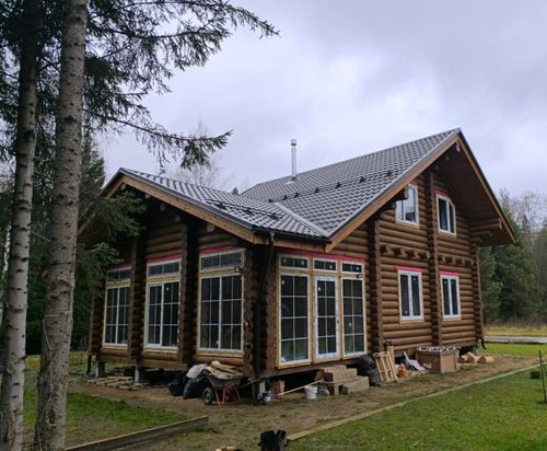 Бани с мансардным этажом, строительство под ключ и под усадку