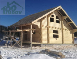 #1068 сруб-дом из бревна 240мм