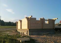 сборка бани #1417 в  сентябре 2024