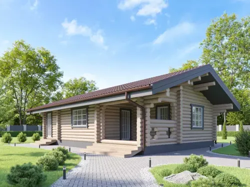 Бани с комнатой и террасой