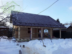 Срубы из бревен: загородные дома с мансардой по проекту 122 под усадку и под ключ