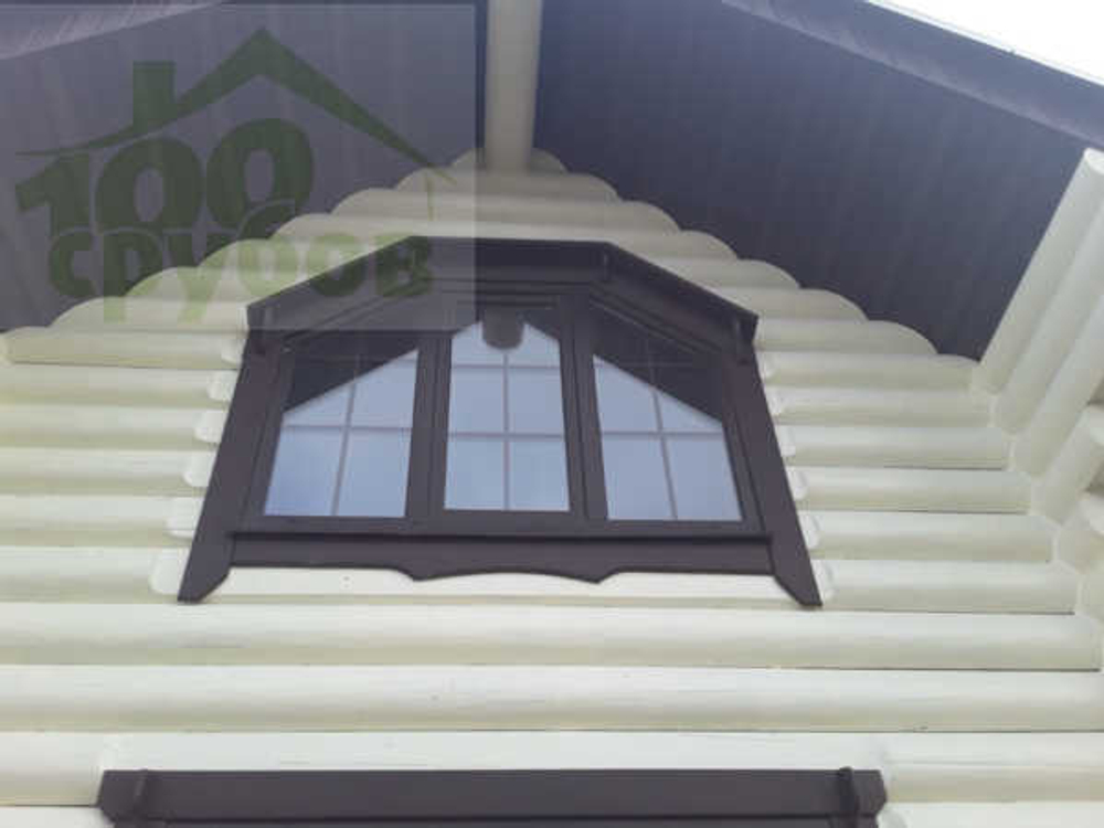 Срубы домов с мансардой 633 под усадку и отделка под ключ