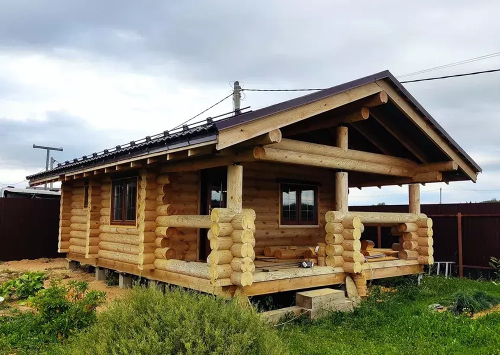 #1242 сборка бани д240мм август 2023