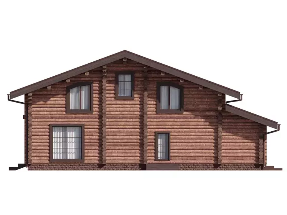 Жилой коттедж-сруб с парной