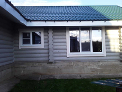 сентябрь 2021 установлены окна #824 с отделкой проемов