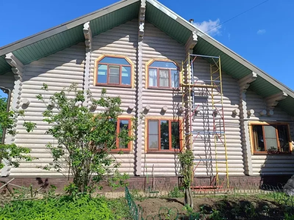 Срубы домов-коттеджей из бревна