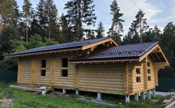 Сборка и отделка одноэтажных срубов в ноябре 2025 года