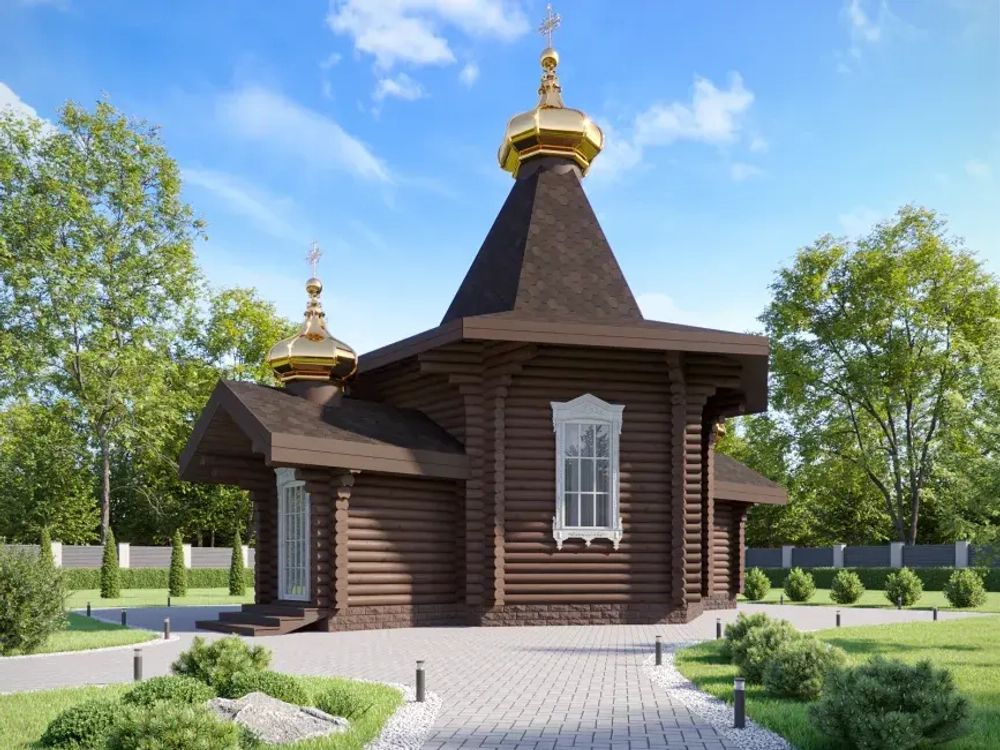 Часовня из сруба