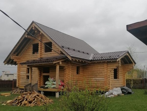 Дом с мансардой апрель 2024 #1350