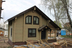 Фото дома из бревна #627