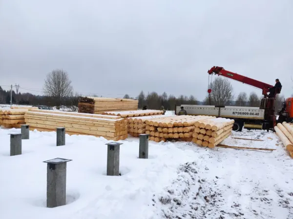 Фундаменты для строительства сруба в Московской области Фундаменты для строительства сруба в Московской области