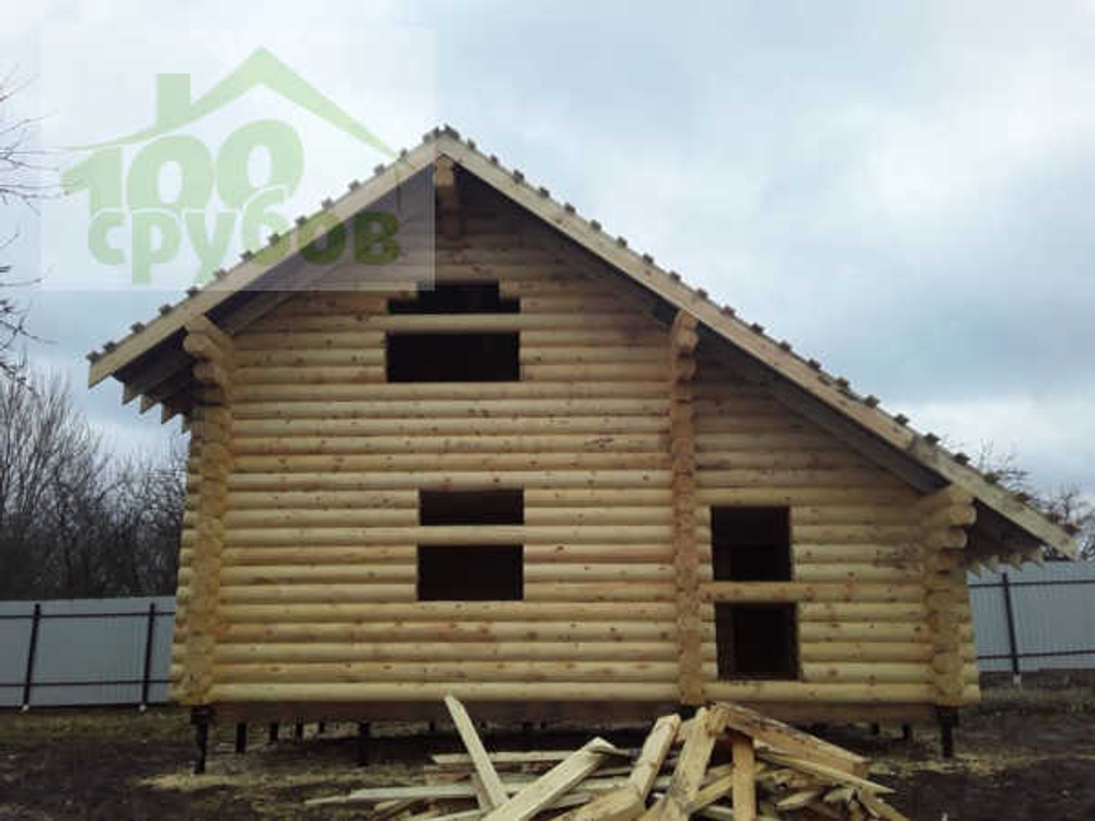 Бани с мансардным этажом, строительство под ключ и под усадку