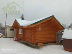 Срубы под усадку и под ключ | бани из бревна по проекту 778