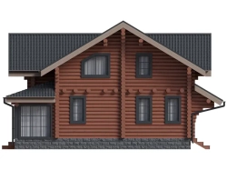 Из бревна домов проекты 150 м²