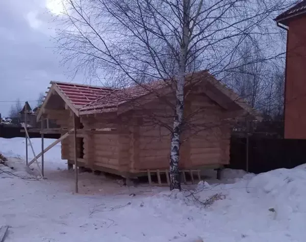 #1325 баня бревно 280мм