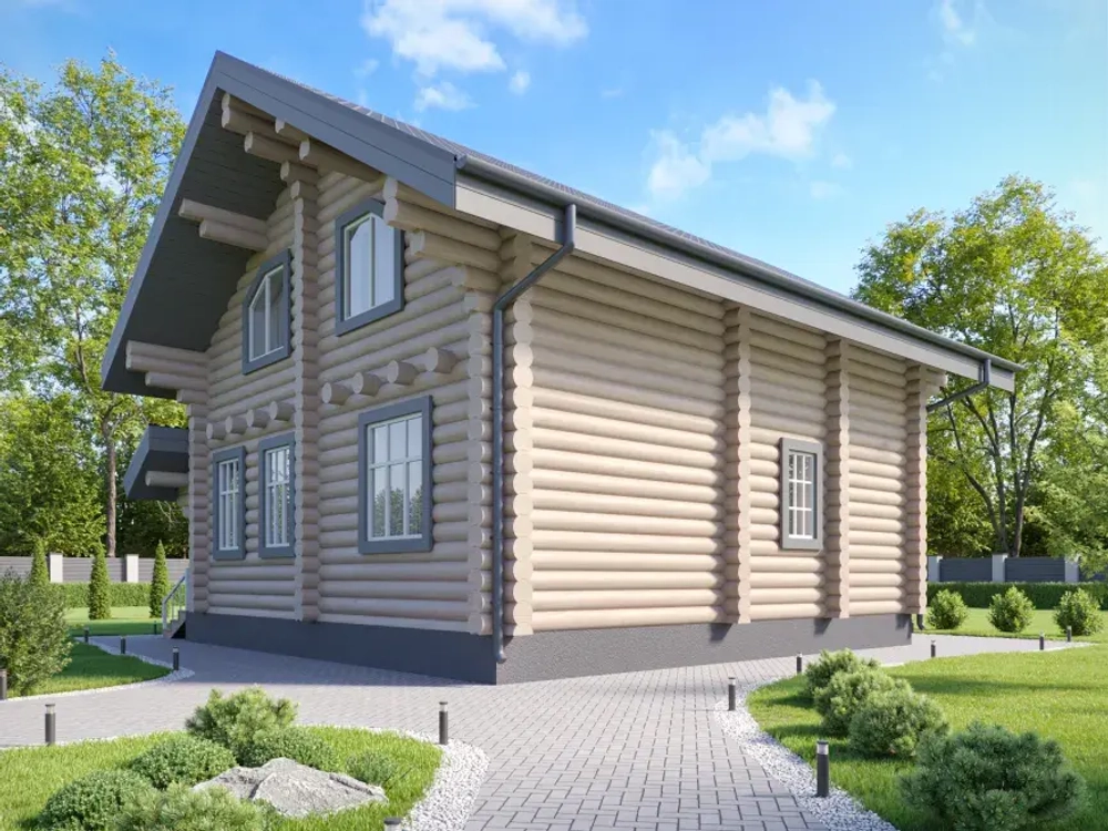 Срубы-дома с тремя спальнями