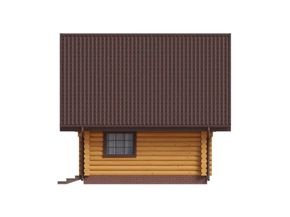 Дачный деревянный дом 6 х 10 с парной