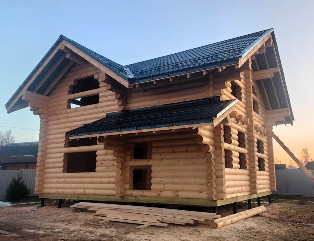 Деревянный дом 1504 в марте 2025