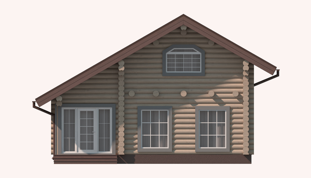 проект  из бревен #1132