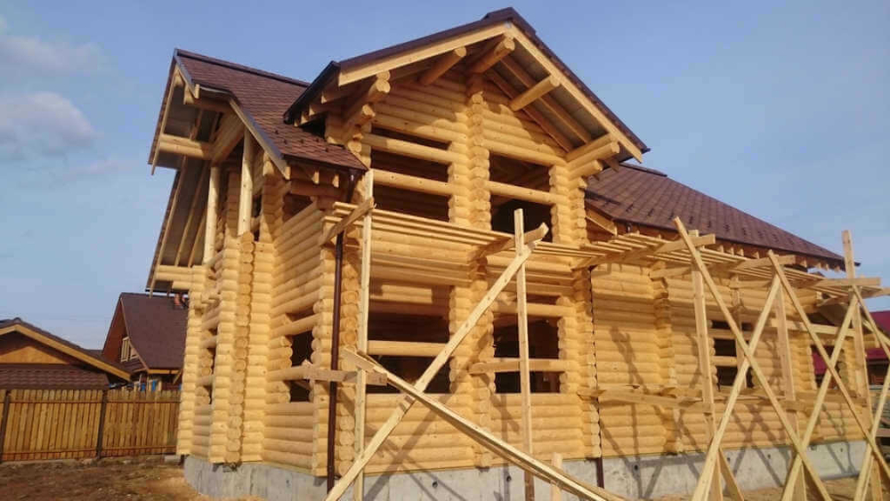 Коттеджи из срубов