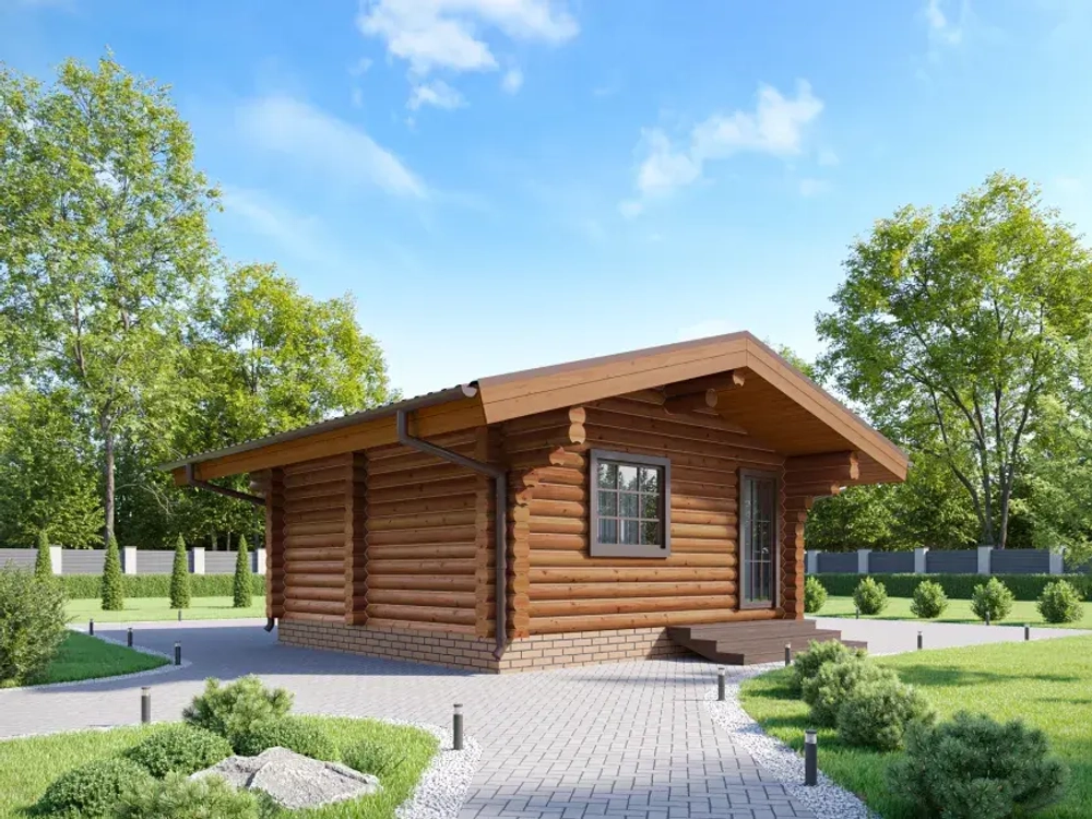 Баня с тамбуром