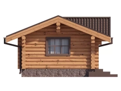 Баня 5 х 6 из бревна