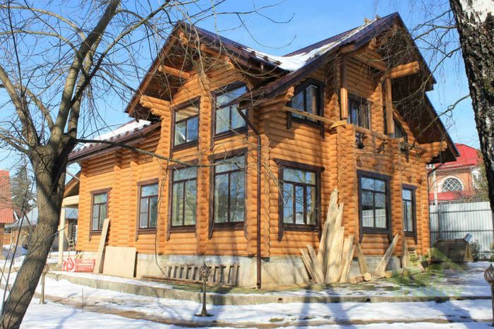 Дом бревенчатый из сруба 2