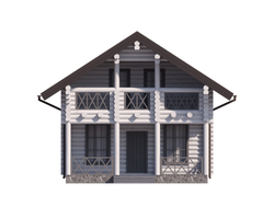 дом из бревна #1194