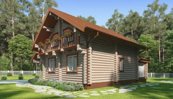 Дома 10 х 12 из бревна 2
