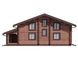 Жилой коттедж-сруб с парной