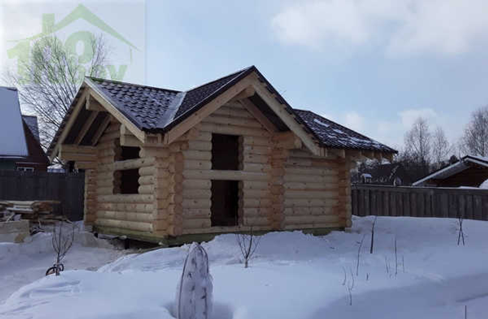 сруб под металлочерепицу #1133