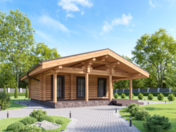 Бани с большой террасой #1270